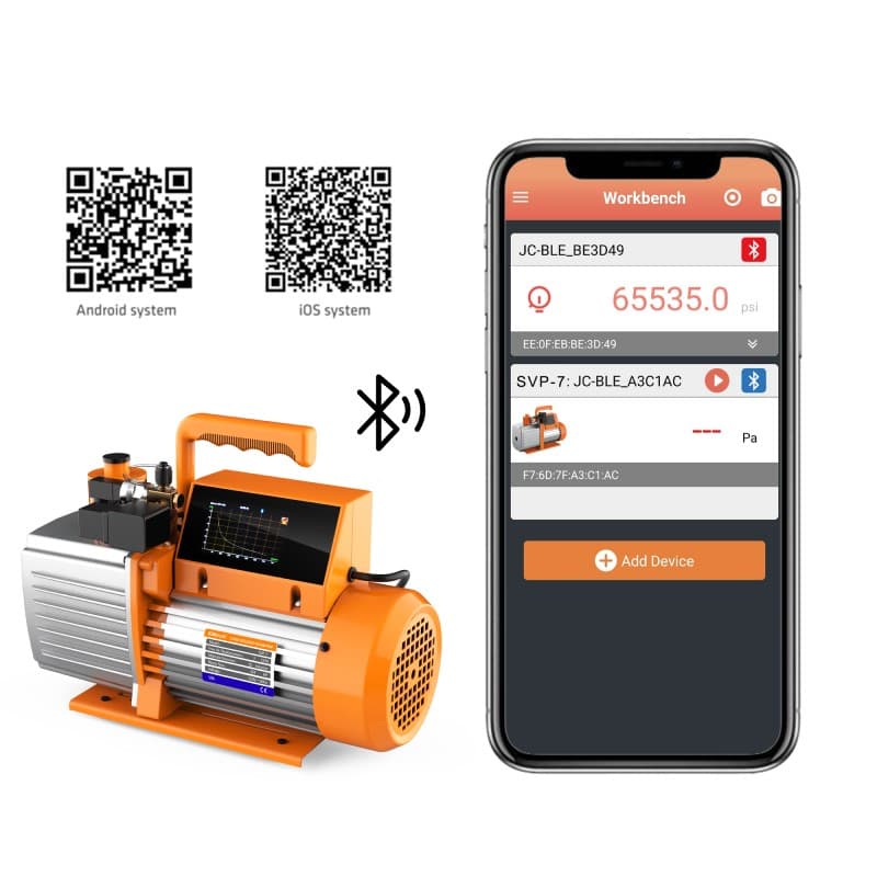Máy bơm chân không thông minh 2 tầng Elitech SVP-7 03