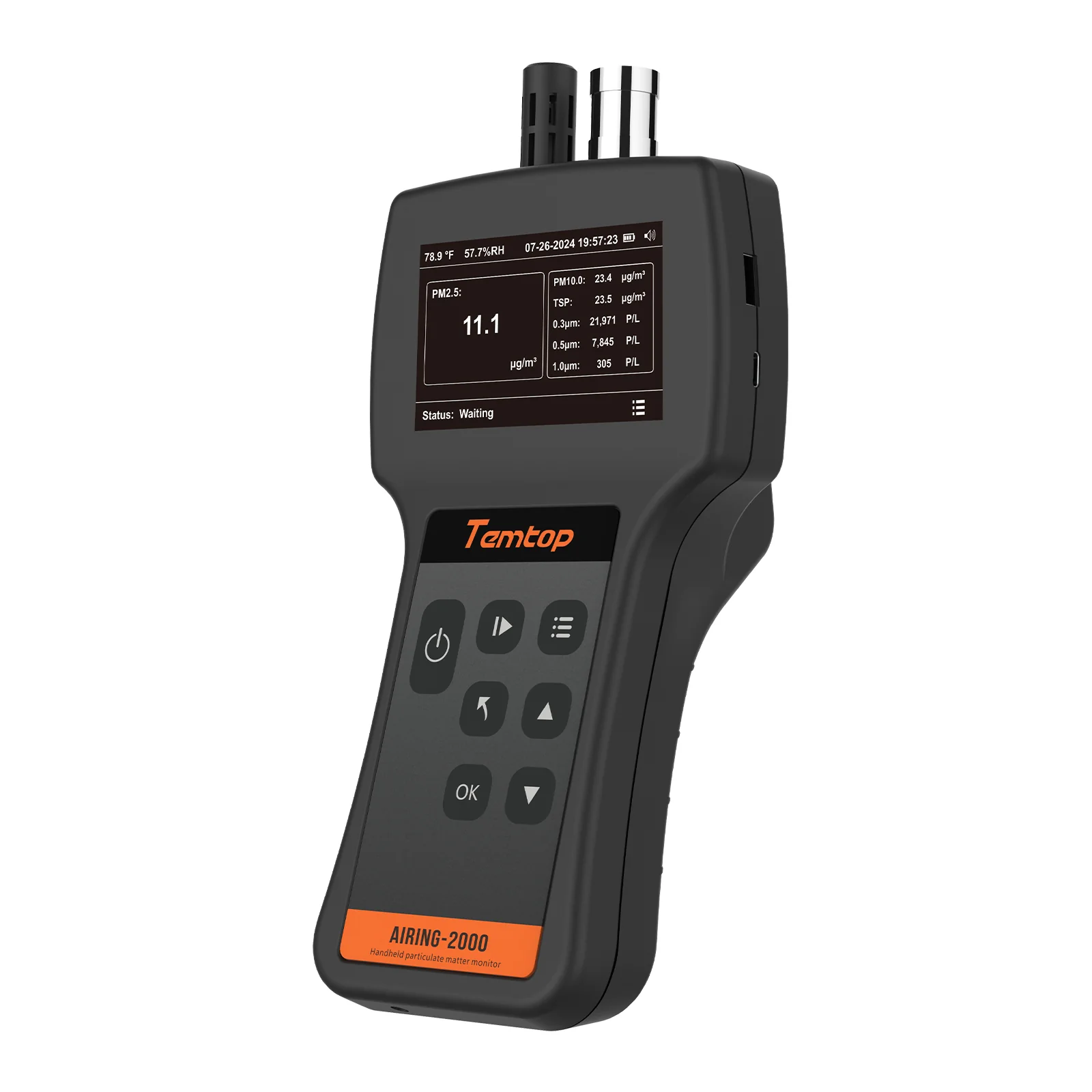 Máy đếm hạt cầm tay 3 kênh Temtop Airing 2000 01