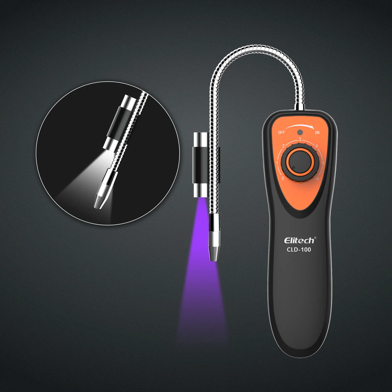 Máy dò rò rỉ chất làm lạnh Elitech CLD-100UV 02