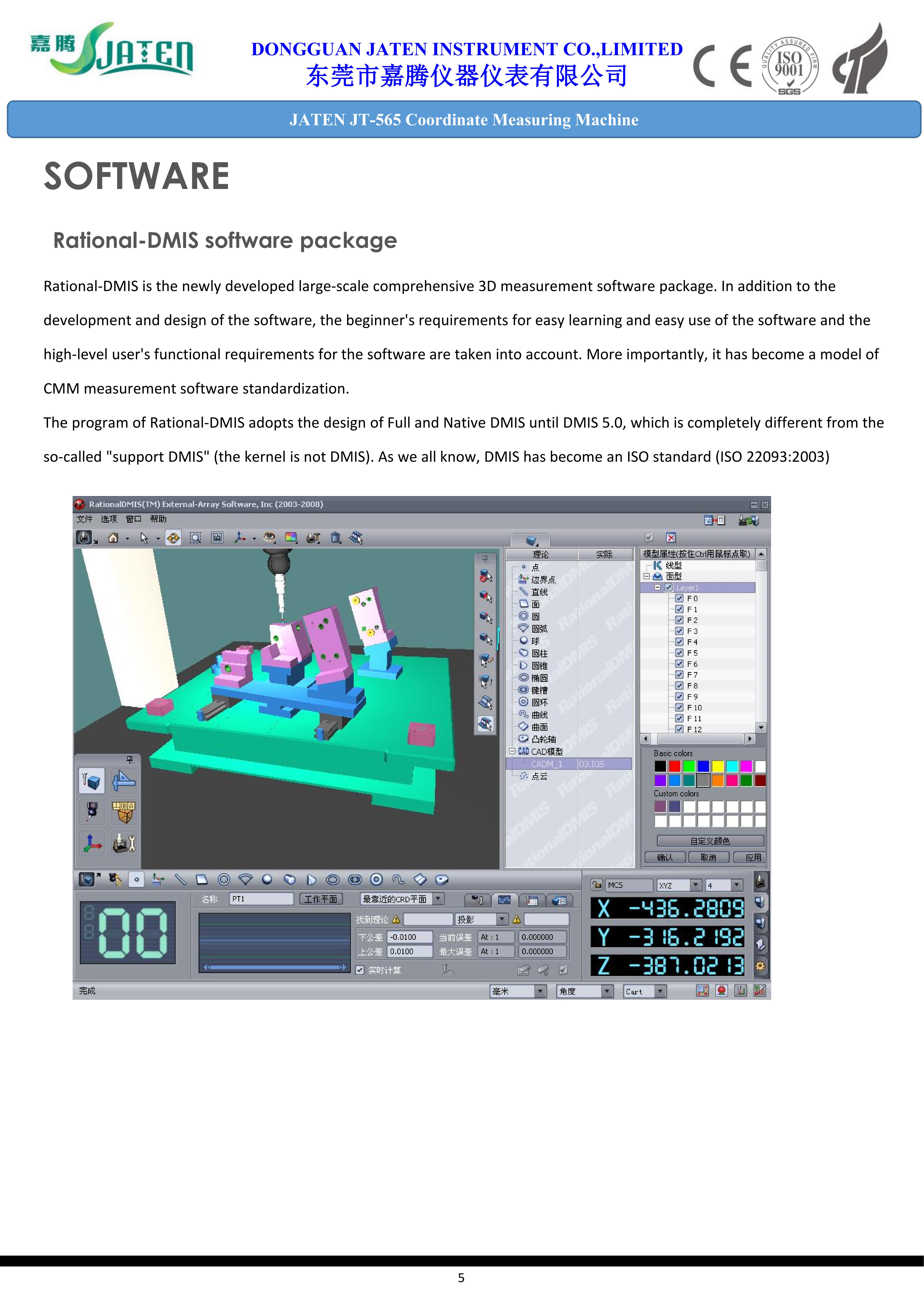 Máy đo tọa độ 3D JT565 05