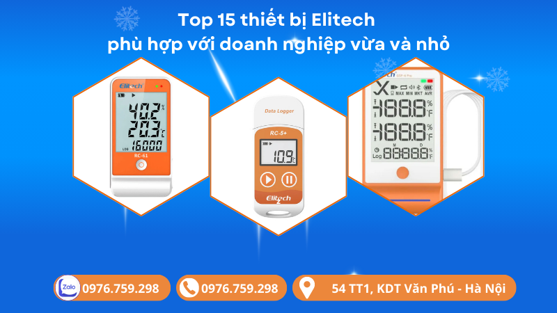 Top 15 thiết bị Elitech phù hợp với doanh nghiệp vừa và nhỏ