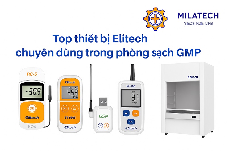 Top thiết bị Elitech chuyên dùng trong phòng sạch GM
