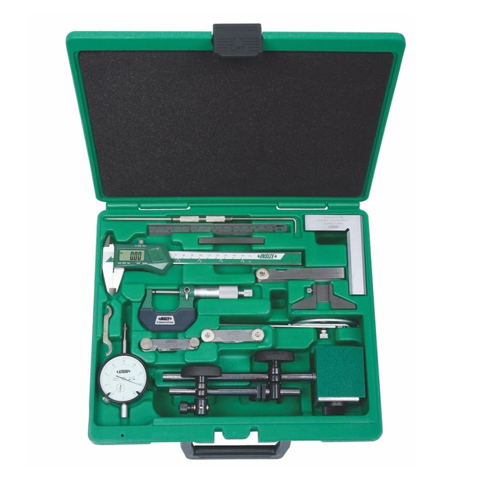Bộ dụng cụ đo cơ khí Insize 5013 13 chi tiết 01