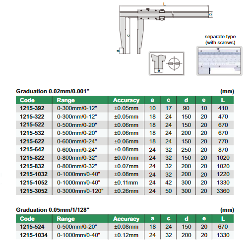 Thước cặp cơ INSIZE 1215-1054 02
