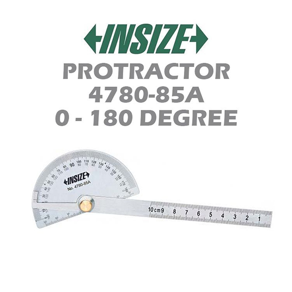 Thước đo góc loại phổ thông Insize 4780-85A 01
