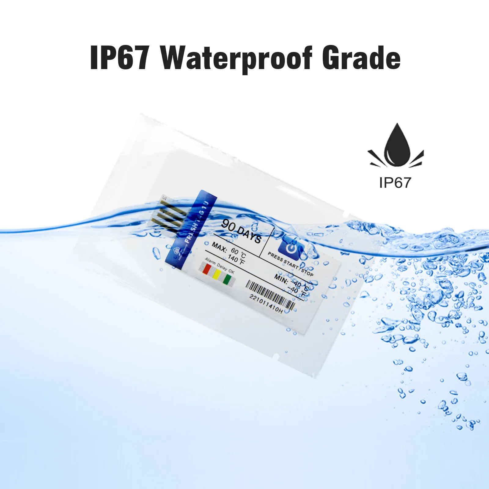 Máy ghi dữ liệu nhiệt độ Fresh Tag 1U kèm báo cáo PDF 09