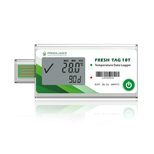 Máy ghi dữ liệu nhiệt độ dùng một lần Fresh Tag 10T 01