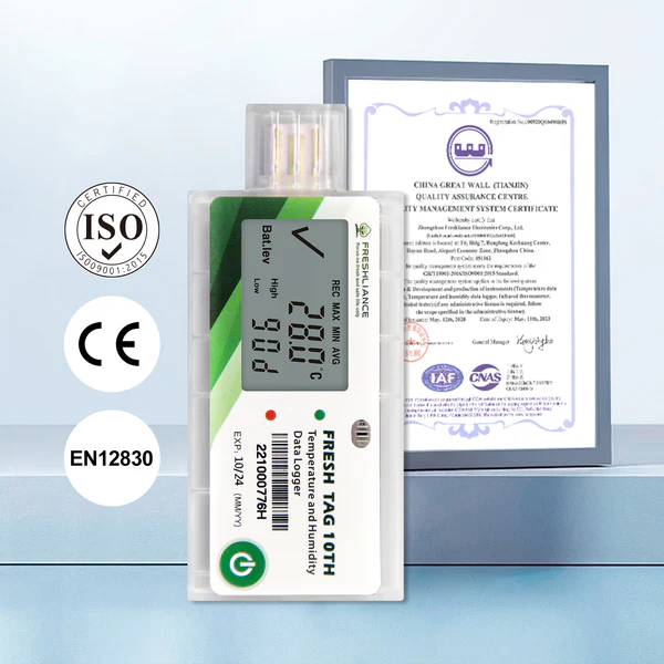 Máy ghi dữ liệu nhiệt độ và độ ẩm Fresh Tag 10TH 05