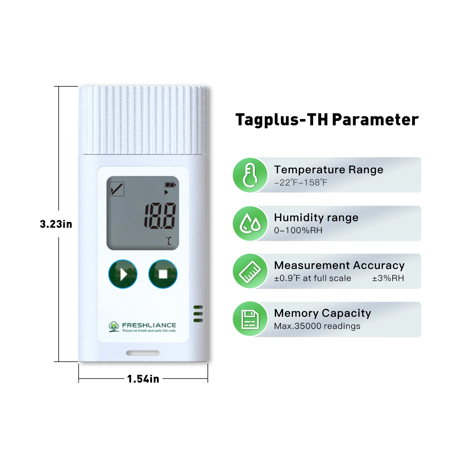 Máy ghi dữ liệu nhiệt độ và độ ẩm TagPlus-TH 10